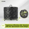 imageKAFAHOM Bucket Tool Organizer Heavy Duty Metal Bucket Tool Caddy Tool Storage for Garden Construction Carpenter Electrician BuilderBlackCircle