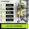 imageKAFAHOM Power Tool Organizer8 Drill Holder Wall Mount6 Layer Heavy Duty Metal Tool Storage RackLarge Utility Tool Shelf for Cordless Drill Garage Wall Organizer for Lifetime UseBlack4L13D