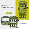 imageKAFAHOM Power Tool Organizer8 Drill Holder Wall Mount6 Layer Heavy Duty Metal Tool Storage RackLarge Utility Tool Shelf for Cordless Drill Garage Wall Organizer for Lifetime Use6Layer8Drill