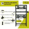 imageKAFAHOM Power Tool Organizer8 Drill Holder Wall Mount6 Layer Heavy Duty Metal Tool Storage RackLarge Utility Tool Shelf for Cordless Drill Garage Wall Organizer for Lifetime Use6Layer8Drill