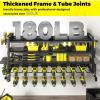imageKAFAHOM Power Tool Organizer8 Drill Holder Wall Mount6 Layer Heavy Duty Metal Tool Storage RackLarge Utility Tool Shelf for Cordless Drill Garage Wall Organizer for Lifetime Use8 Drill Holders