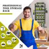 imageKAFAHOM Power Tool Organizer8 Drill Holder Wall Mount6 Layer Heavy Duty Metal Tool Storage RackLarge Utility Tool Shelf for Cordless Drill Garage Wall Organizer for Lifetime Use6Layer8Drill